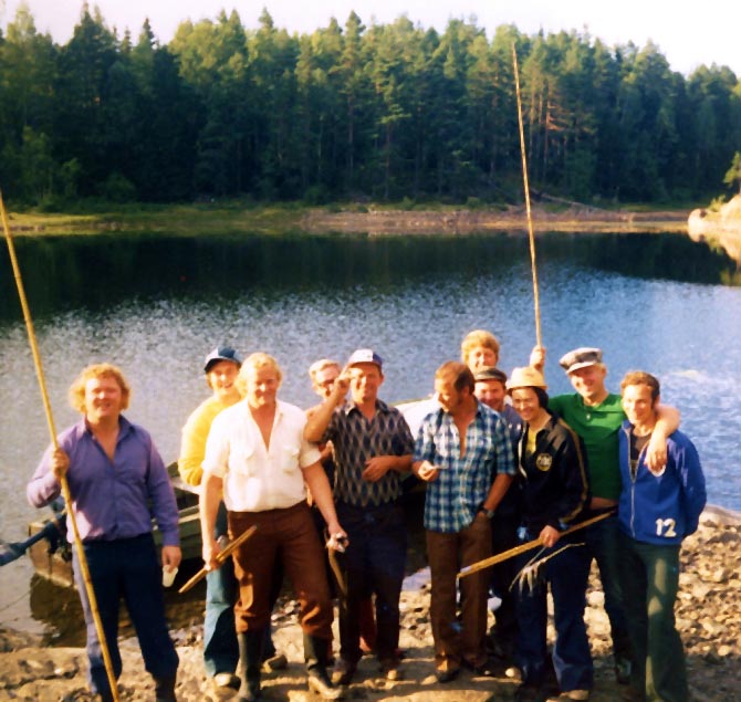 Fisketävling i Käppesjön 1973