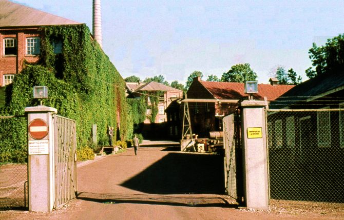 Fabriksinfarten 1960
