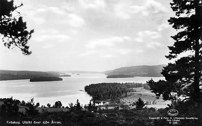 Vy över Ärran 1934
