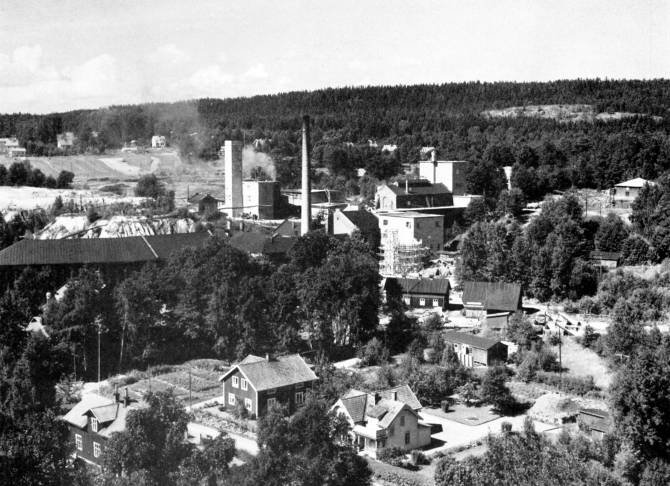 Fengersfors sommaren 1950
