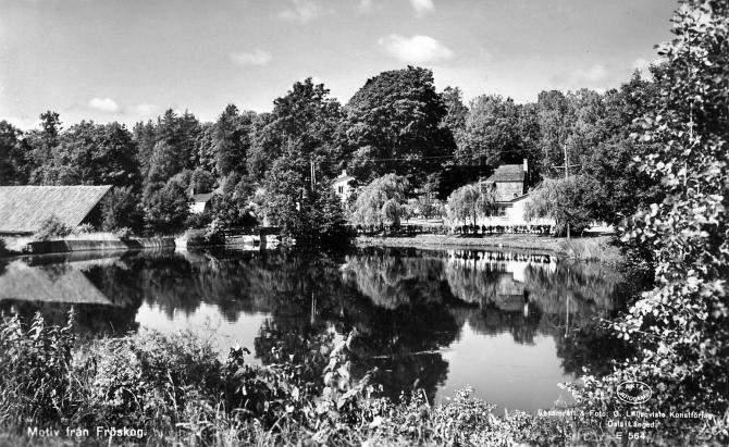 Dammen i Fröskog 1937