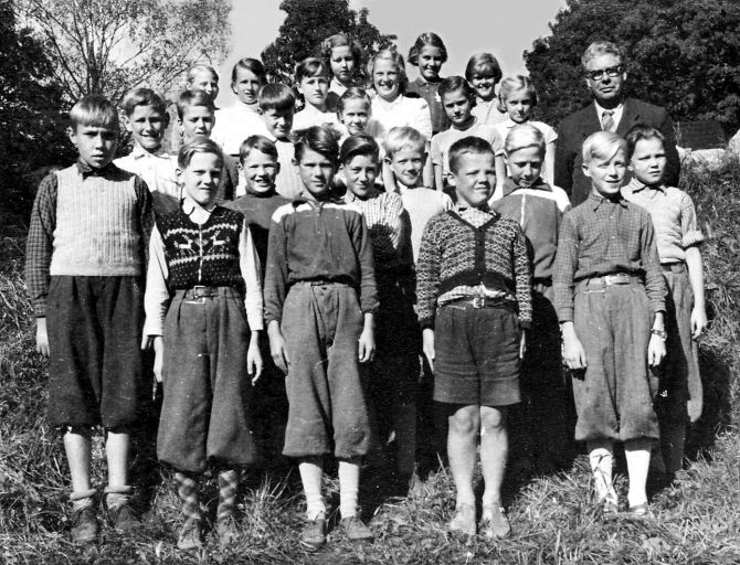 Fröskogs skola 1952